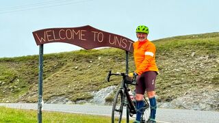 Neil Marchant reaches Unst Shetland