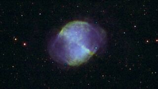 Dumbbell Nebula over 1200 light years away snapped and processed by ACO AI